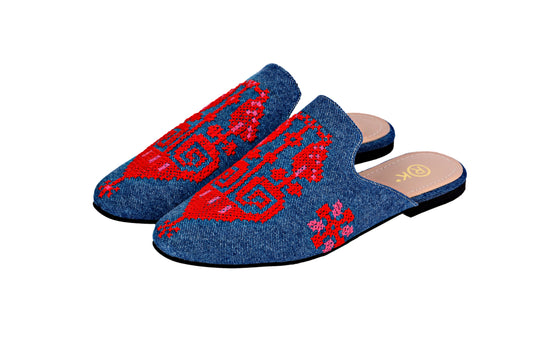 Mulees Majestic Fabric - Inaash Embroidery