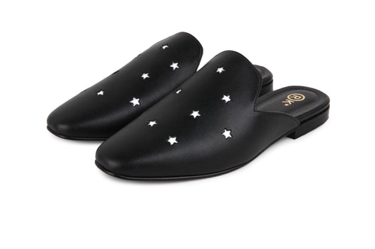 Mulees Majestic Leather - White Stars