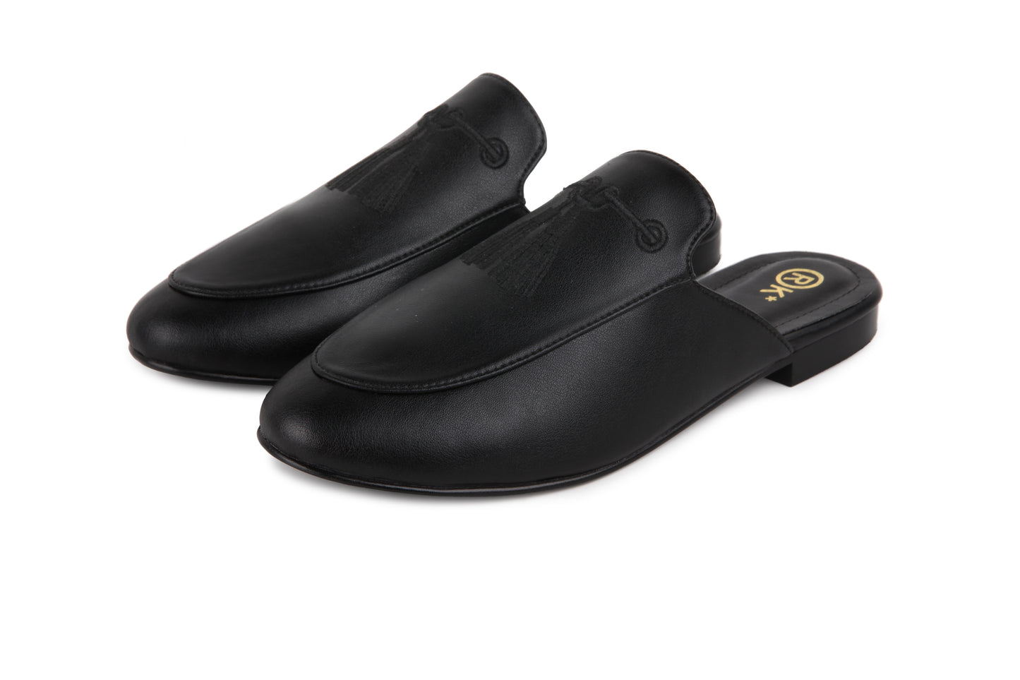 Mulees Queentown Leather - Embroidery Black Tassel