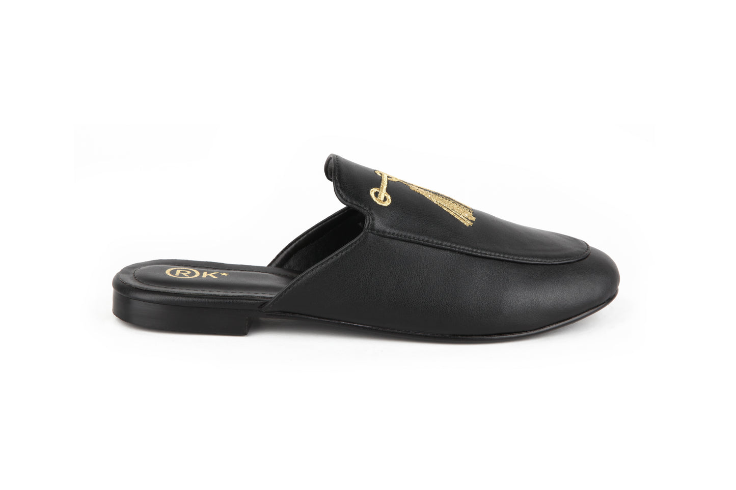 Mulees Queentown Leather - Embroidery Gold Tassel