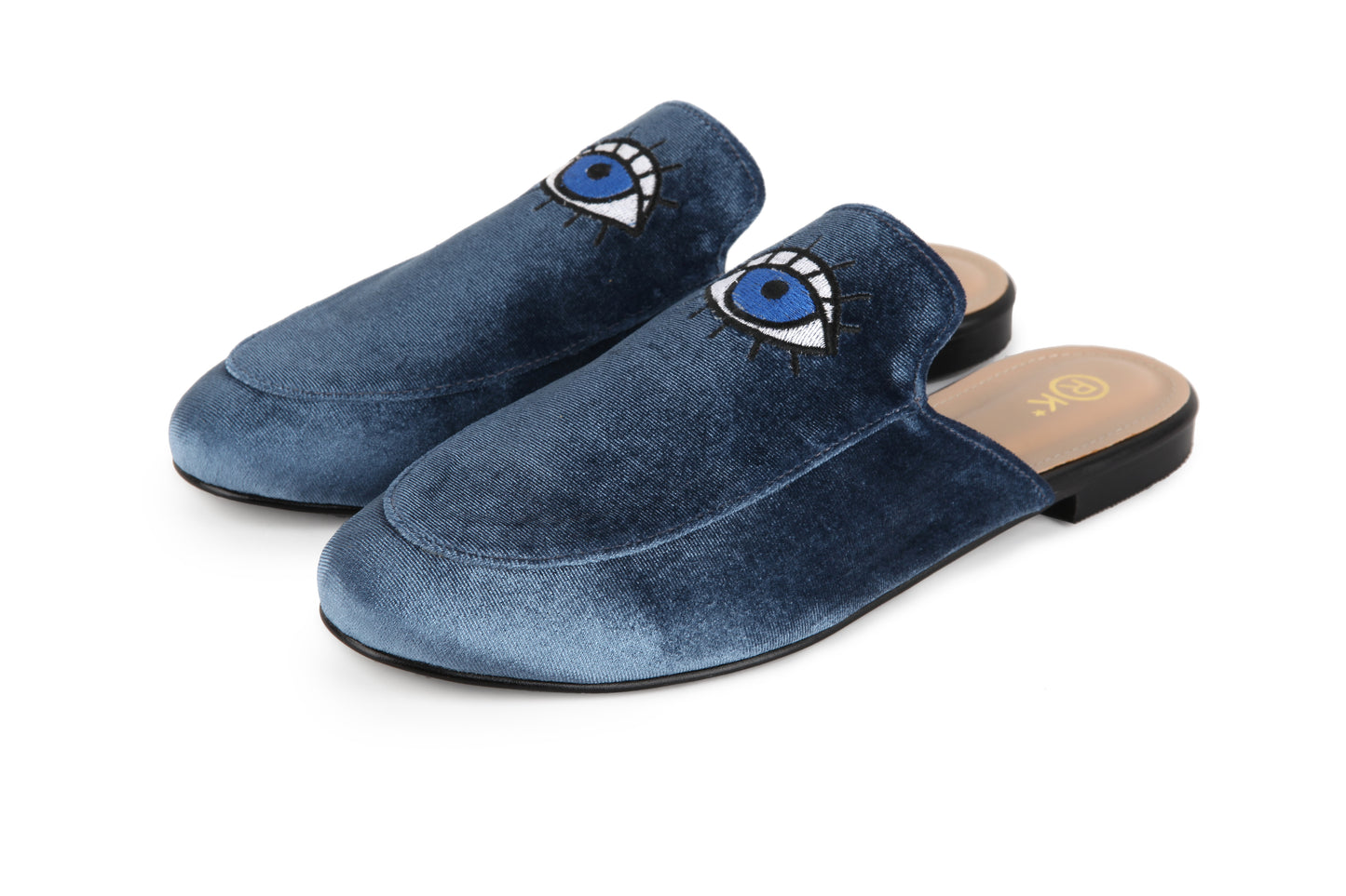 Mulees Queentown Velvet - Embroidery Blue Eye