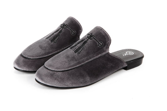 Mulees Queentown Velvet - Embroidery Black Tassel