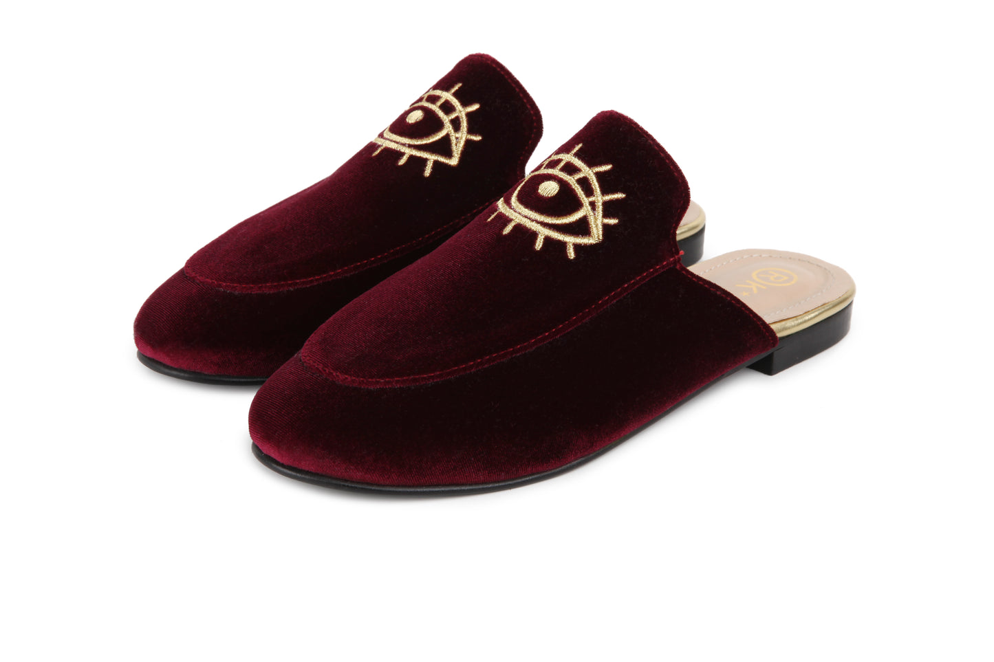 Mulees Queentown Velvet - Embroidery Gold Eye