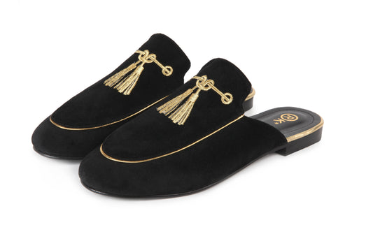 Mulees Queentown Velvet - Embroidery Gold Tassel