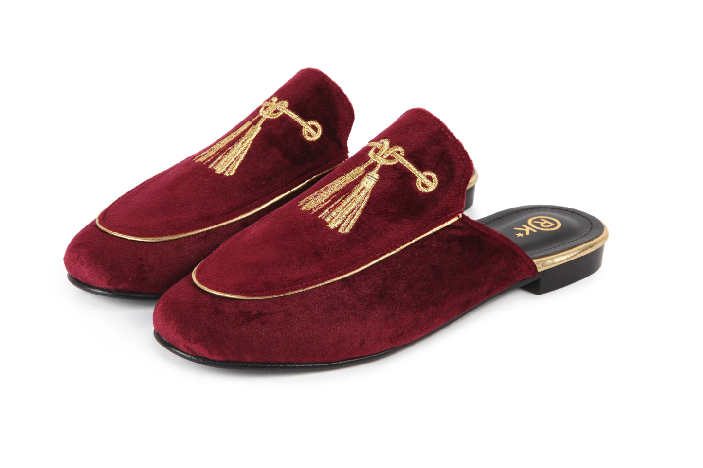 Mulees Queentown Velvet - Embroidery Gold Tassel