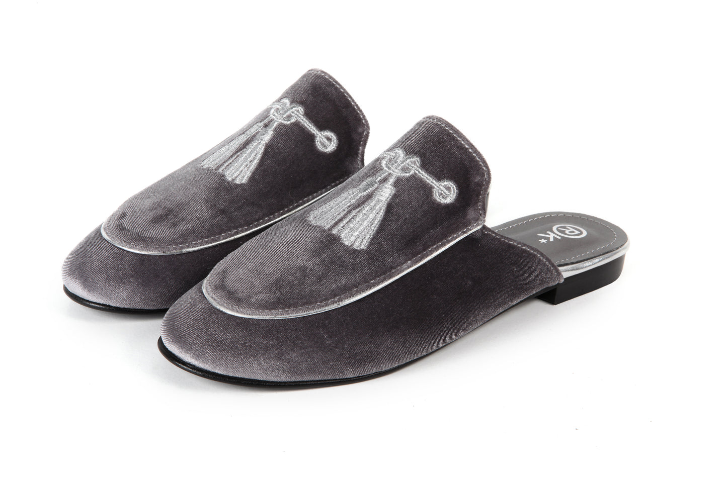 Mulees Queentown Velvet - Embroidery Silver Tassel