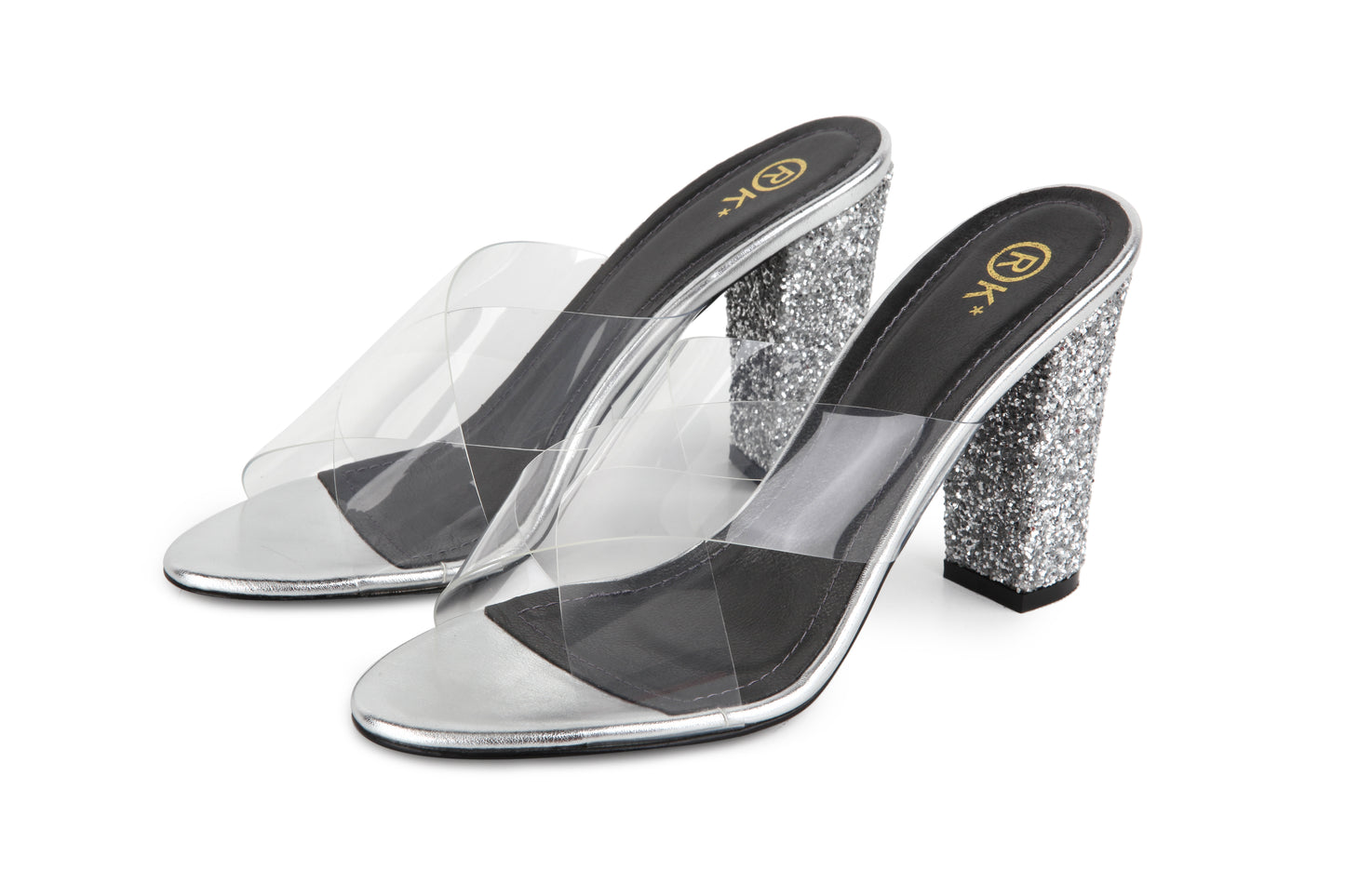 Xtees - High Heels Transparent (Rough Glitter Grey Heels)