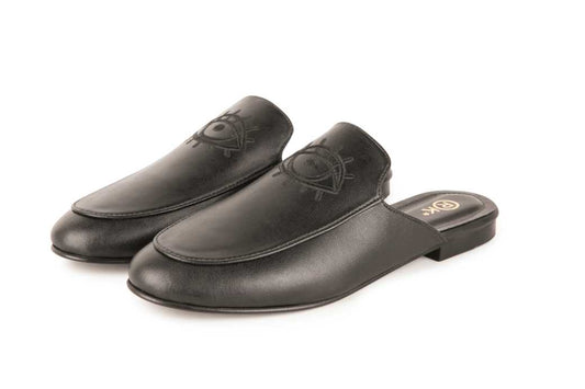 Mulees Queentown Leather - Embroidery Black Eye