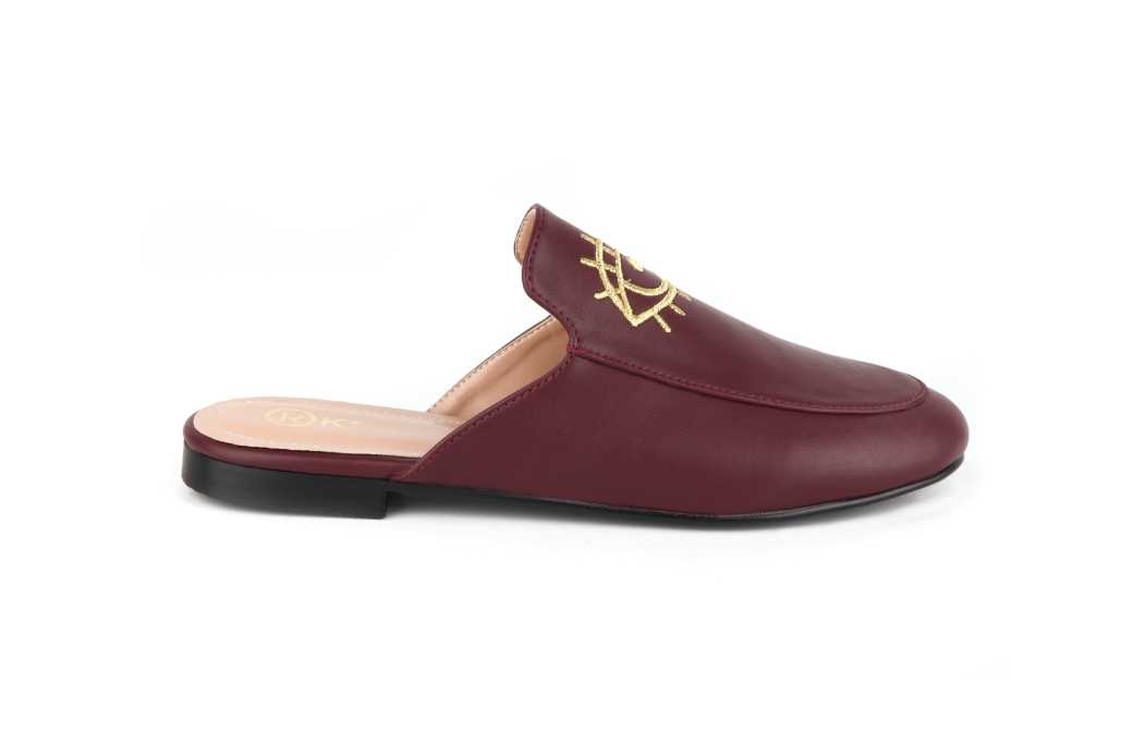 Mulees Queentown Leather -  Embroidery Gold Eye