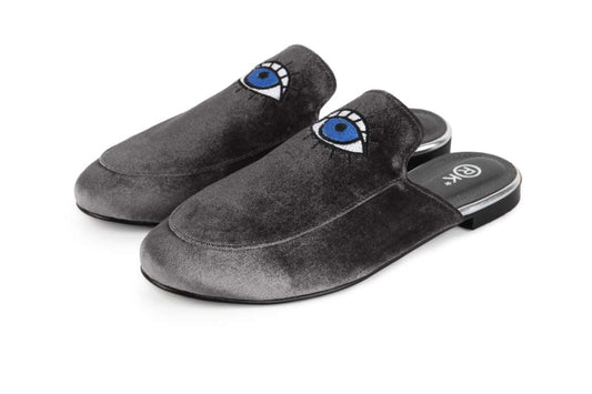 Mulees Queentown Velvet - Embroidery Blue Eye