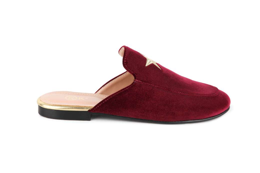Mulees Queentown Velvet - Embroidery Gold Star
