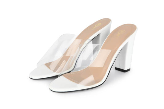 Xtees - High Heels Transparent (Box White Heels)
